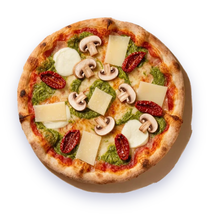 Pesto pizza
